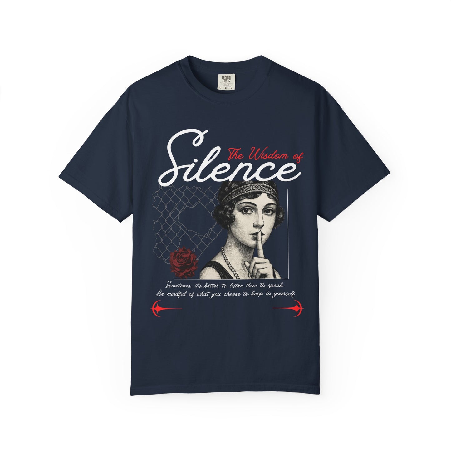 The Wisdom of Silence T-Shirt – Soft Unisex Tee for Women