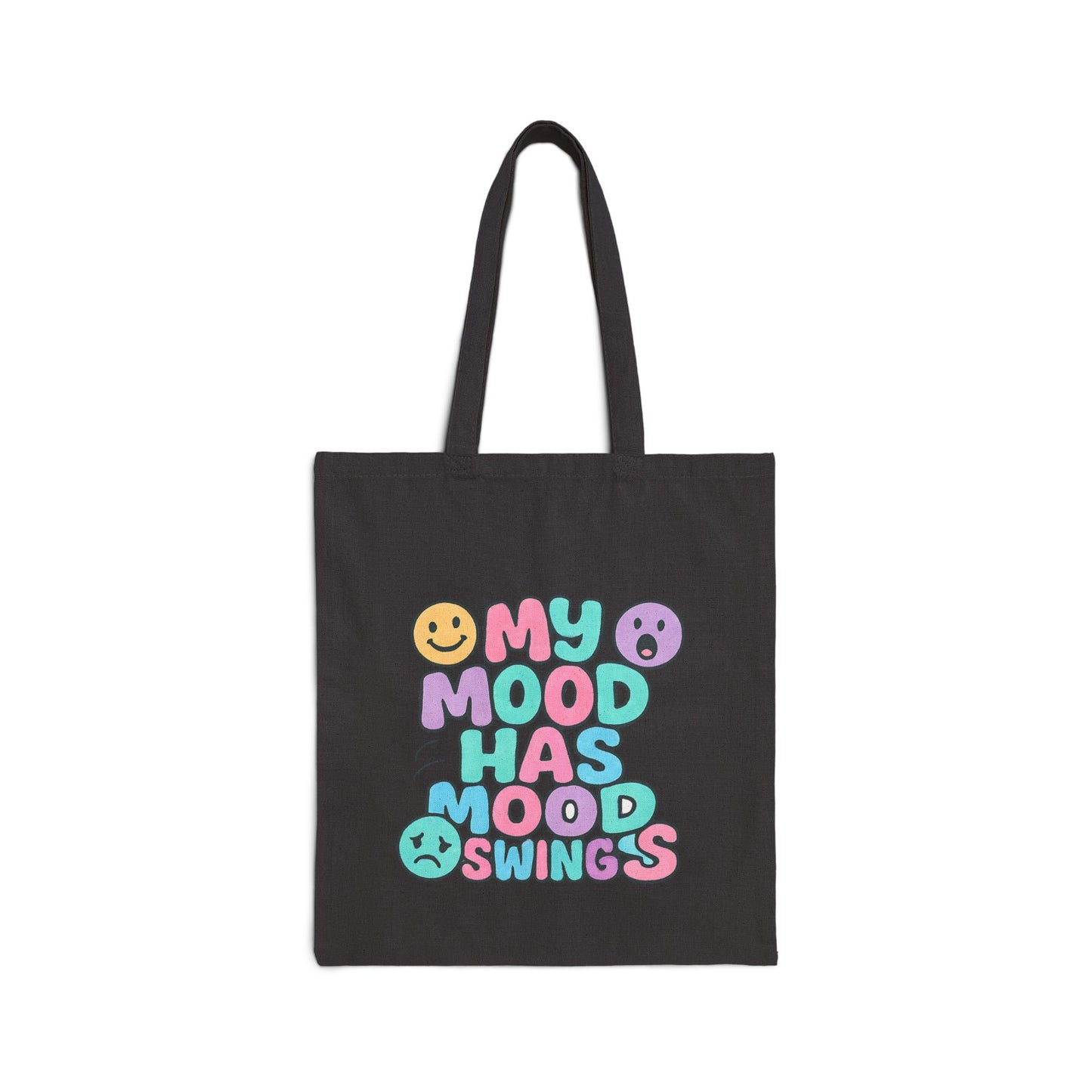 Mood Swings Cotton Canvas Tote Bag
