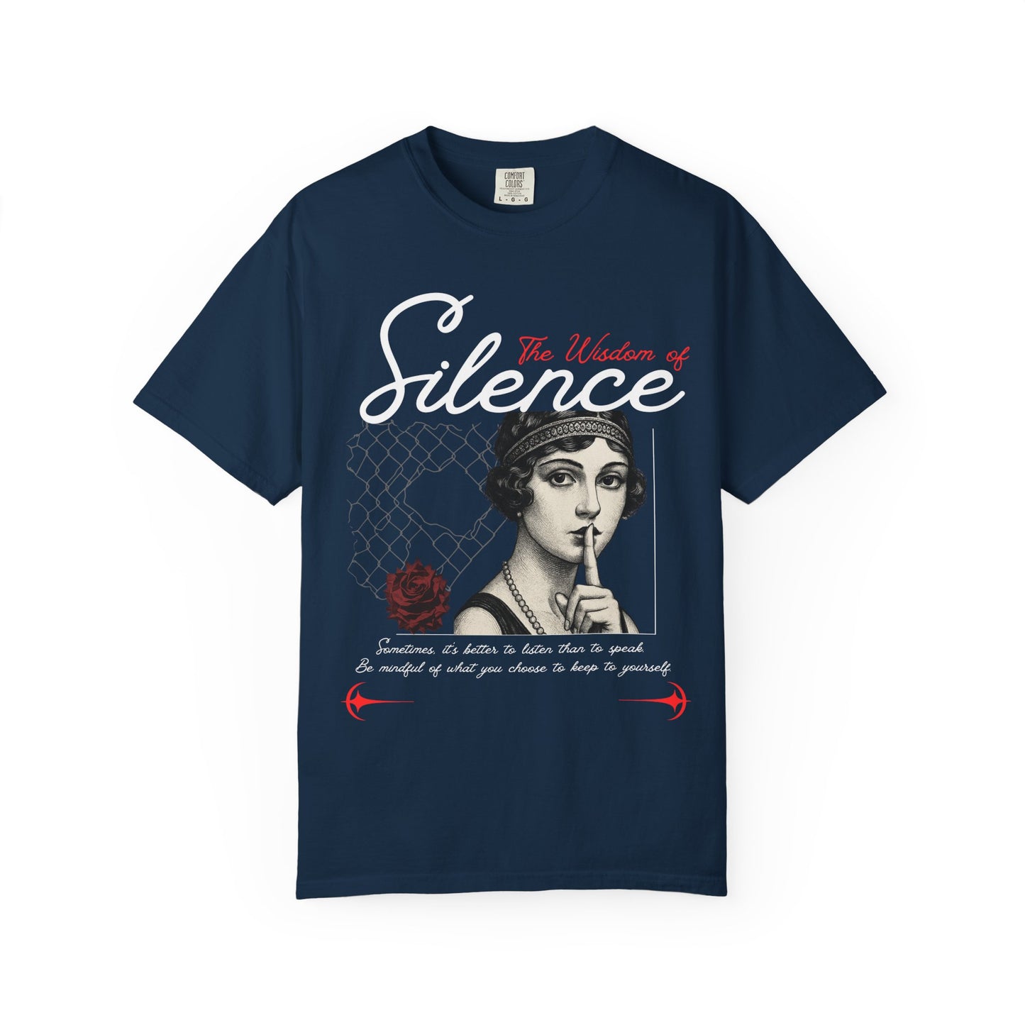The Wisdom of Silence T-Shirt – Soft Unisex Tee for Women