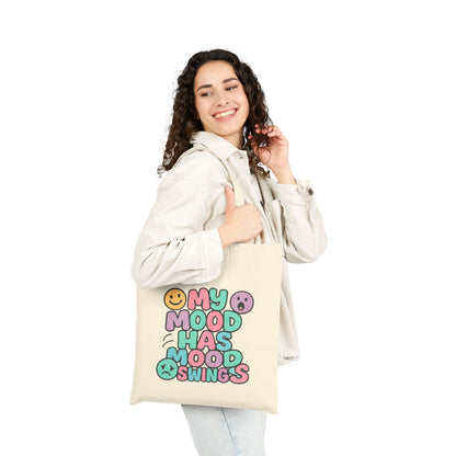 Mood Swings Cotton Canvas Tote Bag