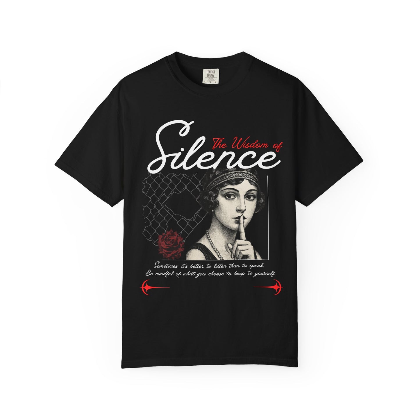The Wisdom of Silence T-Shirt – Soft Unisex Tee for Women