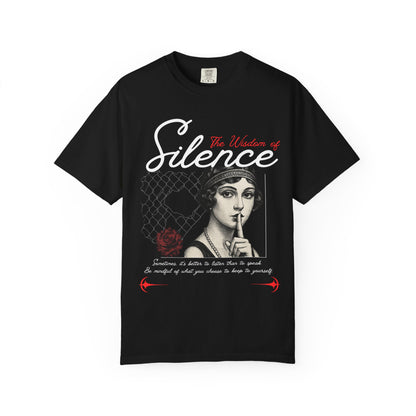 The Wisdom of Silence T-Shirt – Soft Unisex Tee for Women