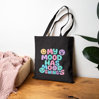 Mood Swings Cotton Canvas Tote Bag