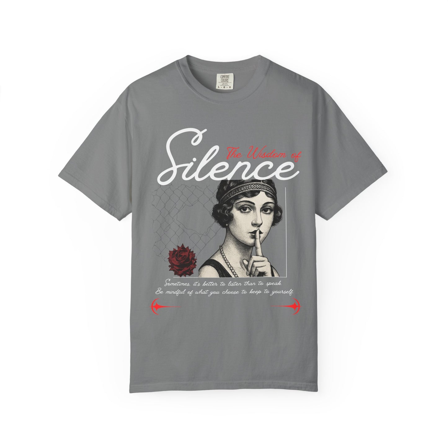 The Wisdom of Silence T-Shirt – Soft Unisex Tee for Women