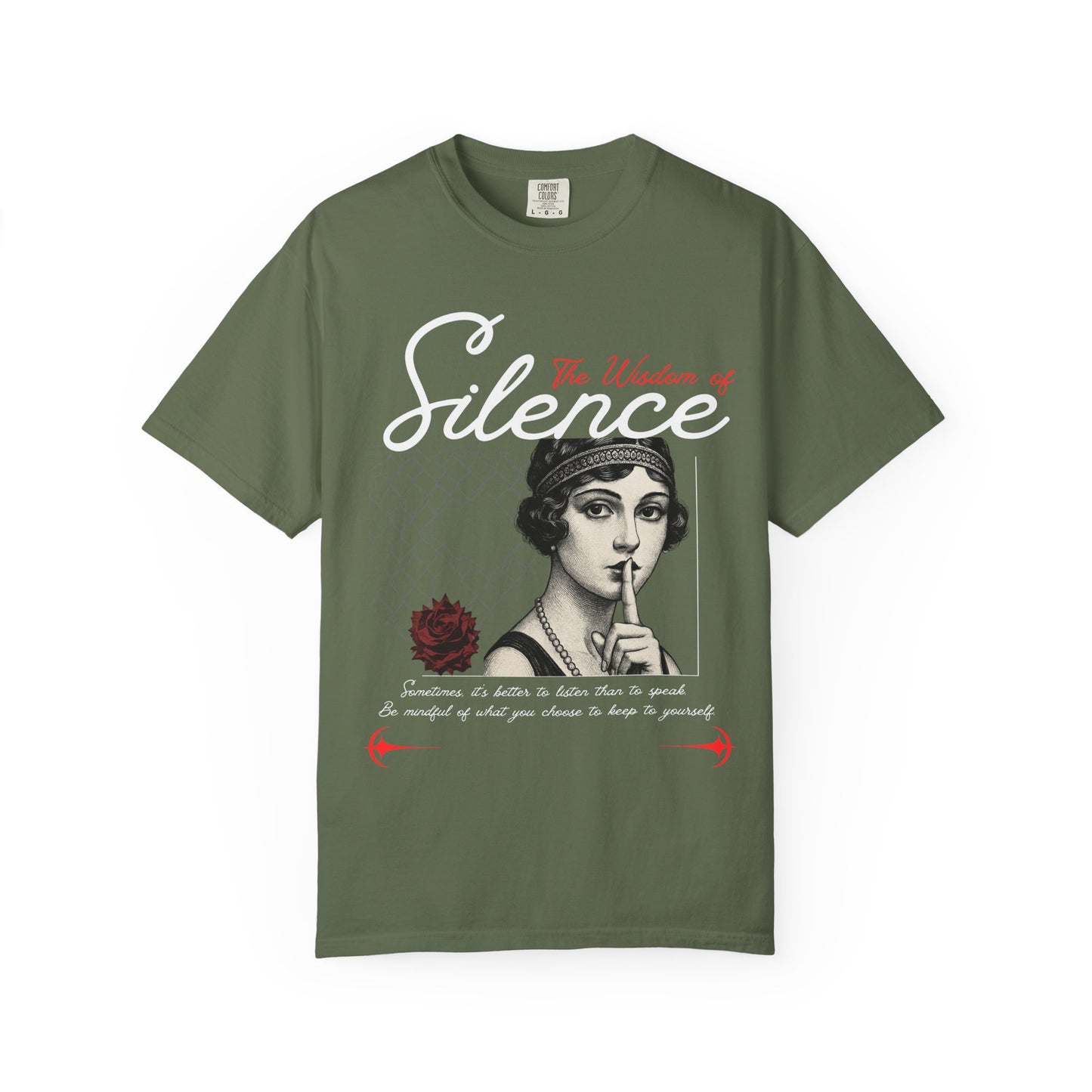The Wisdom of Silence T-Shirt – Soft Unisex Tee for Women