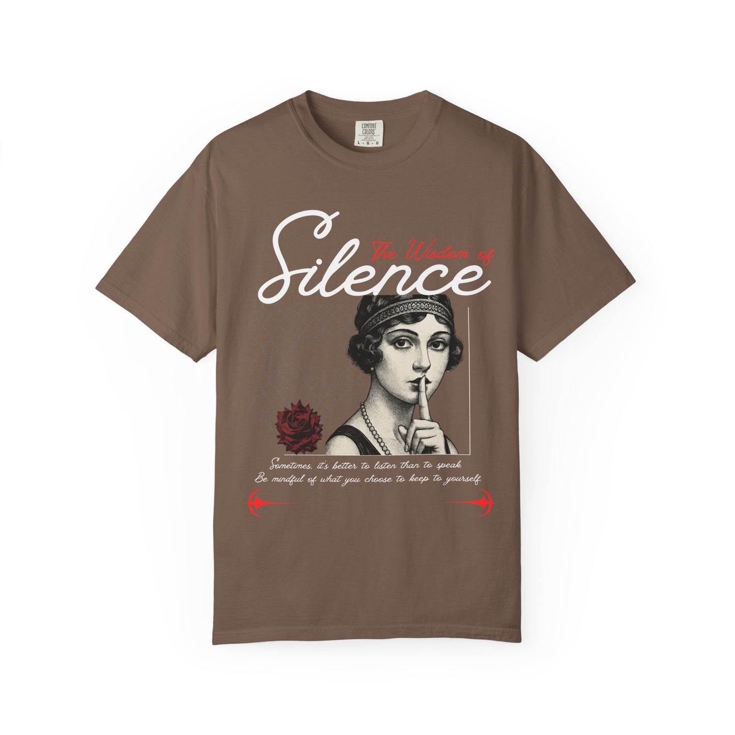 The Wisdom of Silence T-Shirt – Soft Unisex Tee for Women