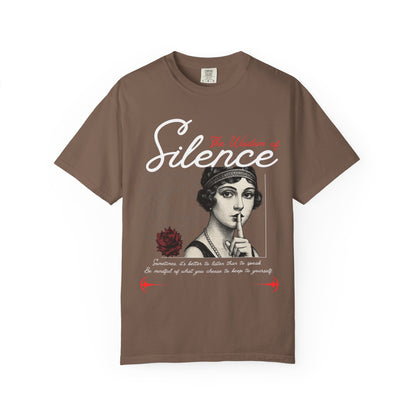 The Wisdom of Silence T-Shirt – Soft Unisex Tee for Women