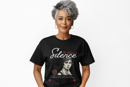 The Wisdom of Silence T-Shirt – Soft Unisex Tee for Women