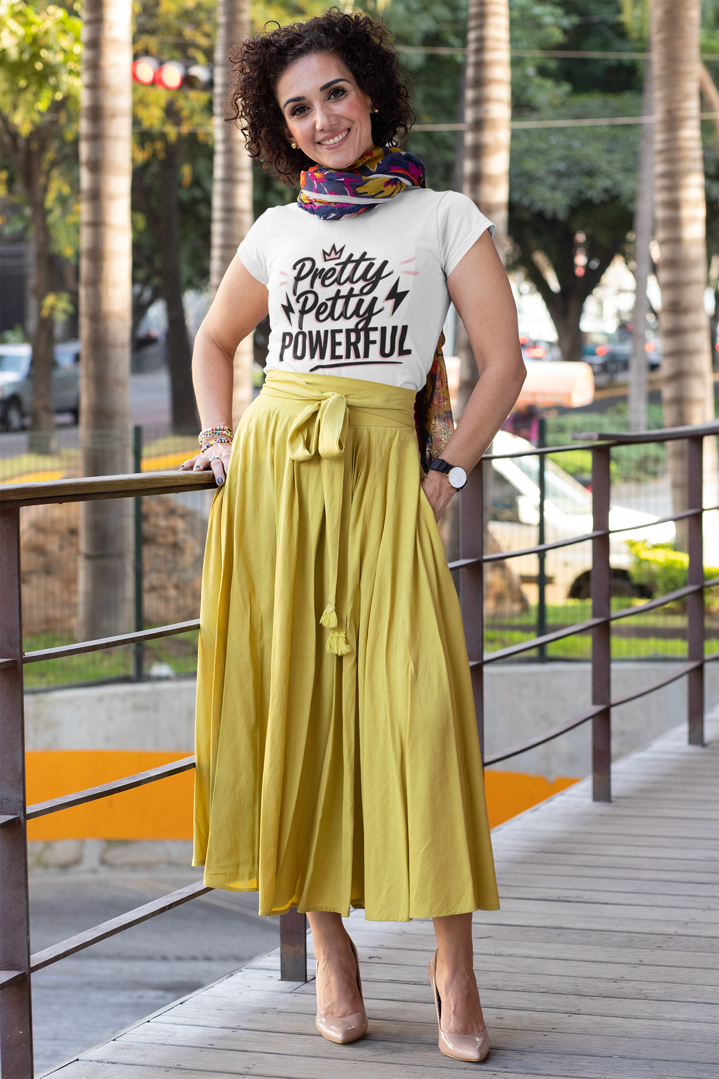 Pretty, Petty, Powerful T-Shirt, Motivational Tee for Women